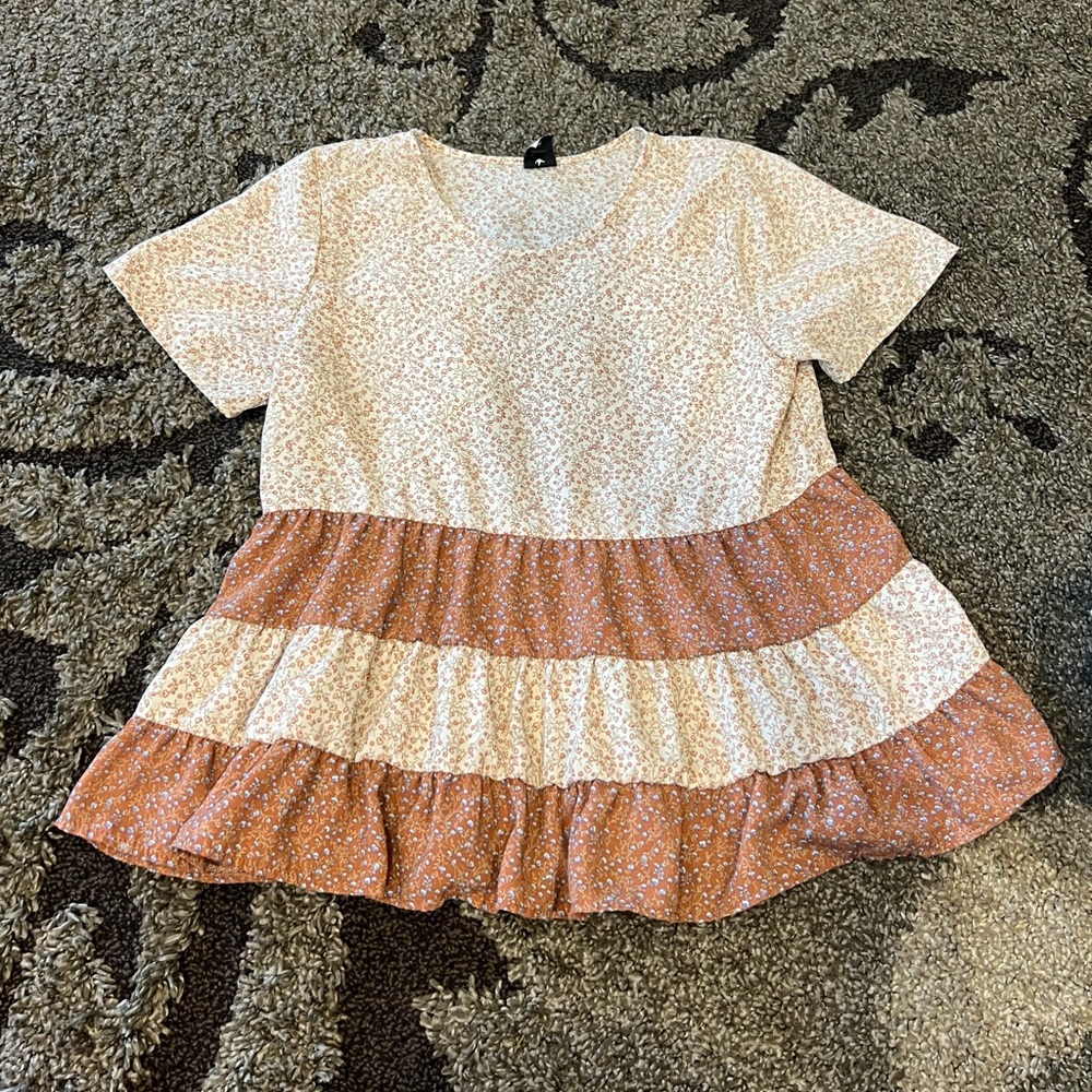 paper crane Floral Top